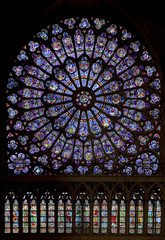 Rose Nord de Notre-Dame de Paris