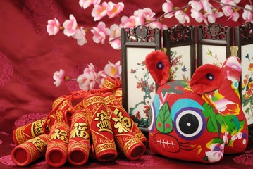Traditional Chinese new year ornament