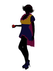 Snow White Silhouette Illustration
