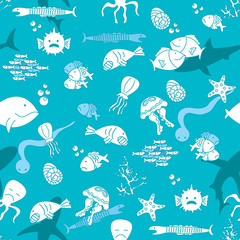 Fototapeta premium Underwater wild life