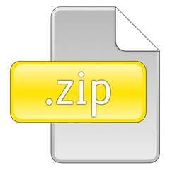 ZIP-Datei Icon - obrazy, fototapety, plakaty