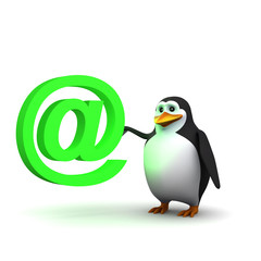 Mail the penguin