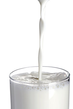 Milk isolated on white