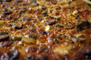pizza croustillante