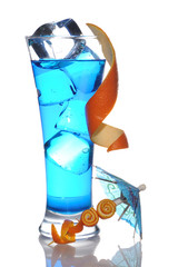Blue Curacao cocktail