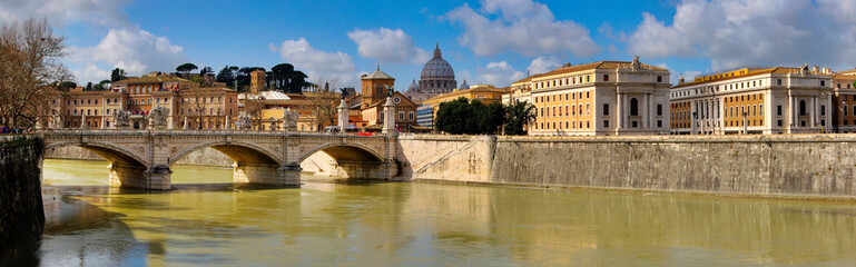 View of Rome, Italy.