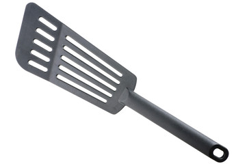 plastic kitchen turner isolated on white
