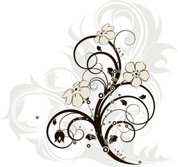 Floral abstract illustration