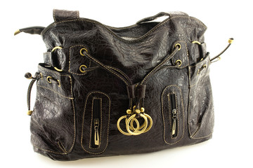 Sac a main de femme marron foncé