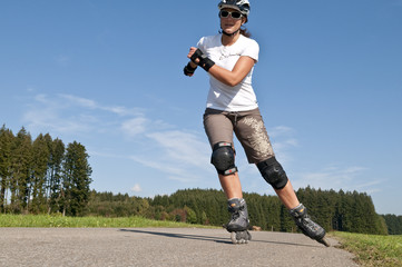 Inline-Skaterin