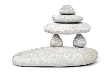 Stack of balanced Zen stones