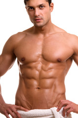 Fototapeta premium The male body.