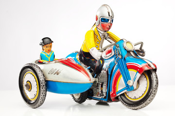 old tin toy racer