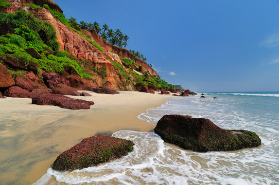 Indian Varkkallai Beach