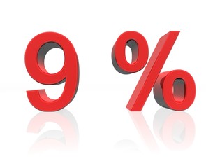 9 Prozent