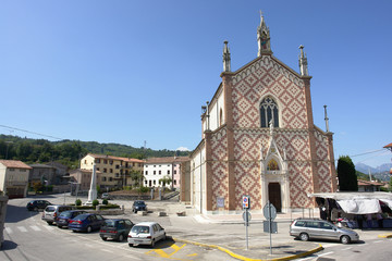 brogliano chiesa provincia vicenza valle agno