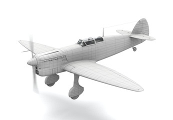 3D airplane model