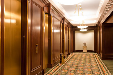 Elevator Lobby and Modern Lighting