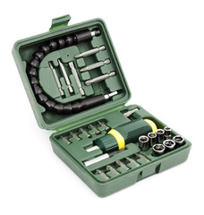 Screwdriver with interchangeable elements