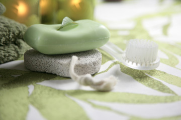 Bathroom set for aromatherapy