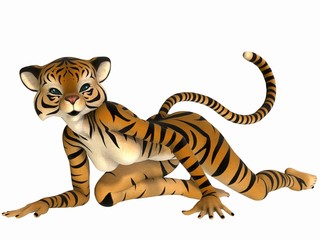 Cute Toon Figure - Tiger