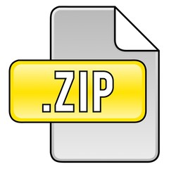 Icon ZIP-Datei - obrazy, fototapety, plakaty