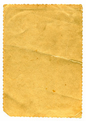 Fototapeta premium Old paper Isolated on the white