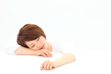 Fototapeta premium 眠る女性