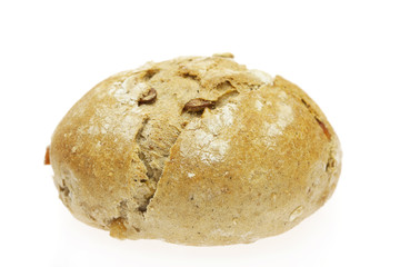 Bread isolated on white