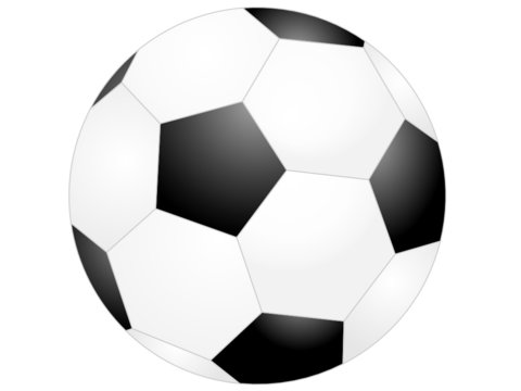 Fu&szlig;ball Vektorgrafik