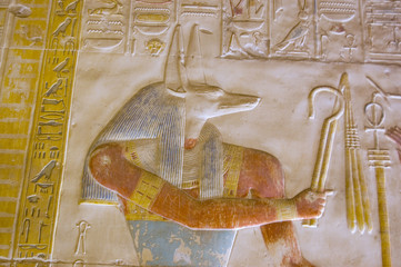Ancient Egyptian god Anubis