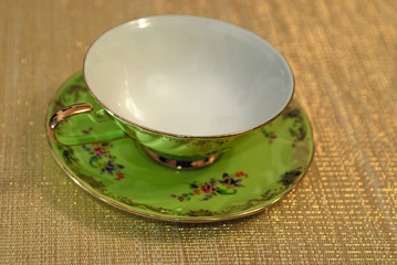 grüne tasse