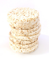 Popped rice bread