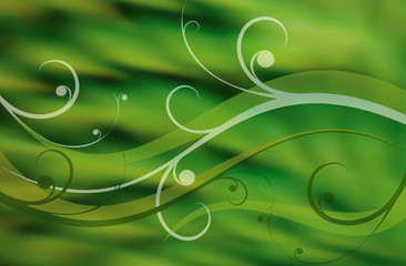 Green abstract background