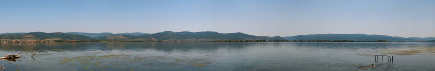 XXXXL panoramic image of River Danube