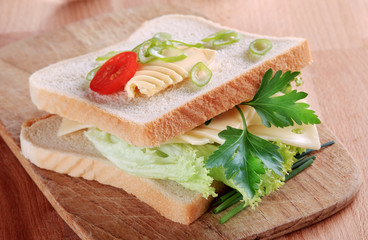 Cheese sandwich