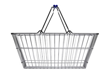Shopping basket isolated on white - 21279816
