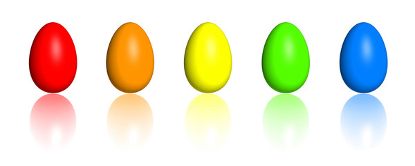 Rainbow Easter Eggs