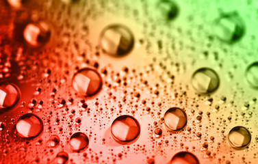 background of water drops