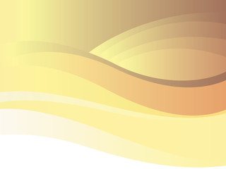 Background of gold wave