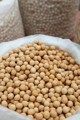 Orange soya beans