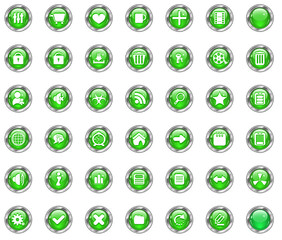 Buttons for web. Vector.
