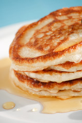 pancakes with honey