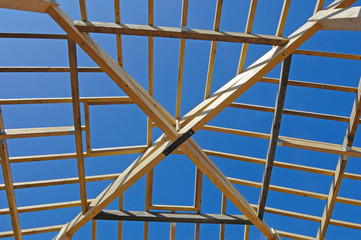 construction d'une maison en bois