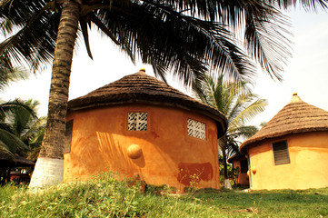 Hütte Ghana - obrazy, fototapety, plakaty