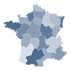 Frankreich Karte