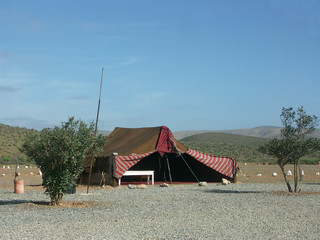 Une tente berbère