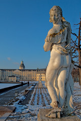 Steinbild des Karlsruher Schlosses
