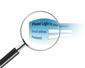 Email address and password