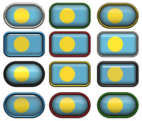 twelve buttons of the Flag of Palau